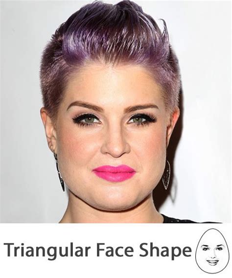 hairstyles for triangle face shape